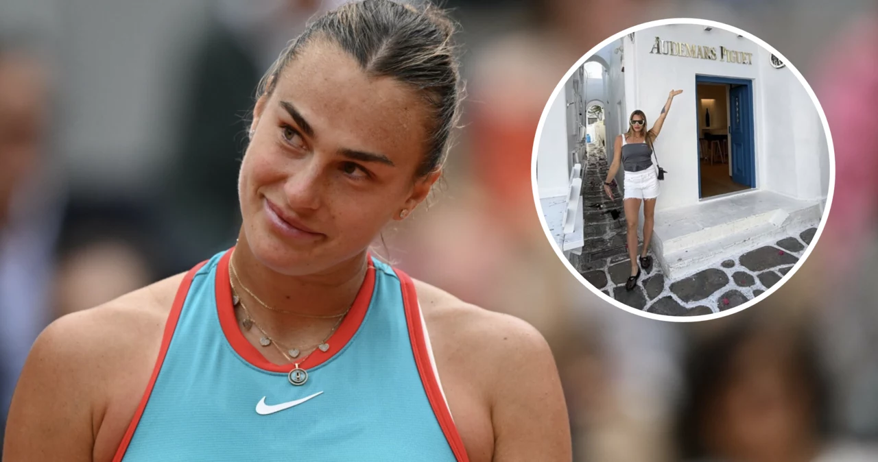 Aryna Sabalenka wybrała się na wakacje do Grecji