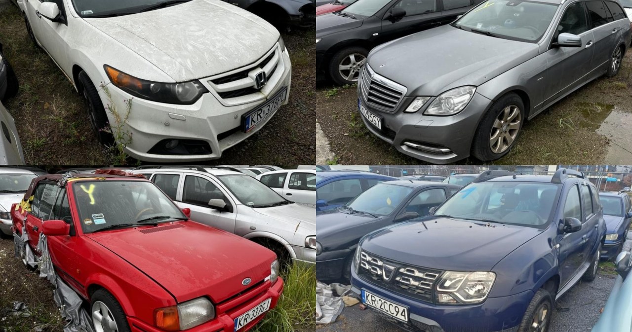 Kraków sprzedaje porzucone auta. Dacia, Mercedes i kabriolet za ułamek ceny