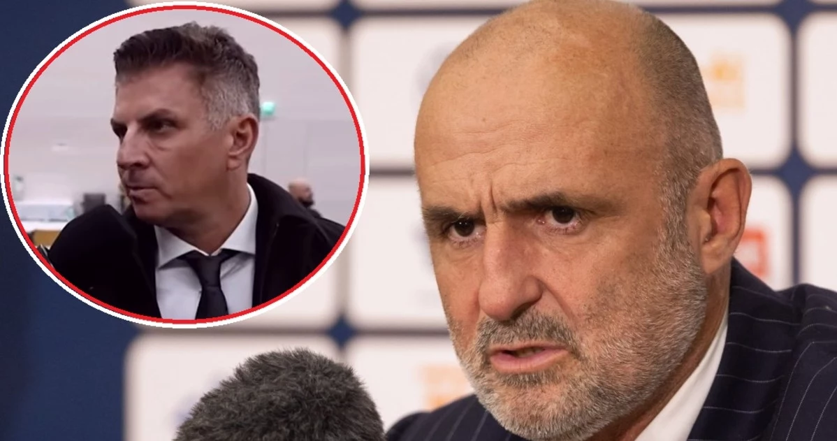 Michał Probierz, Mateusz Borek, zrzut ekranu KS