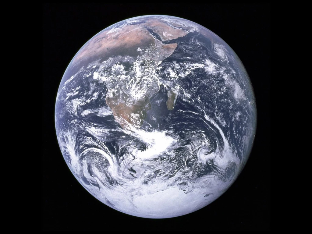 Zdjęcie Ziemi wykonane podczas misji Apollo 17