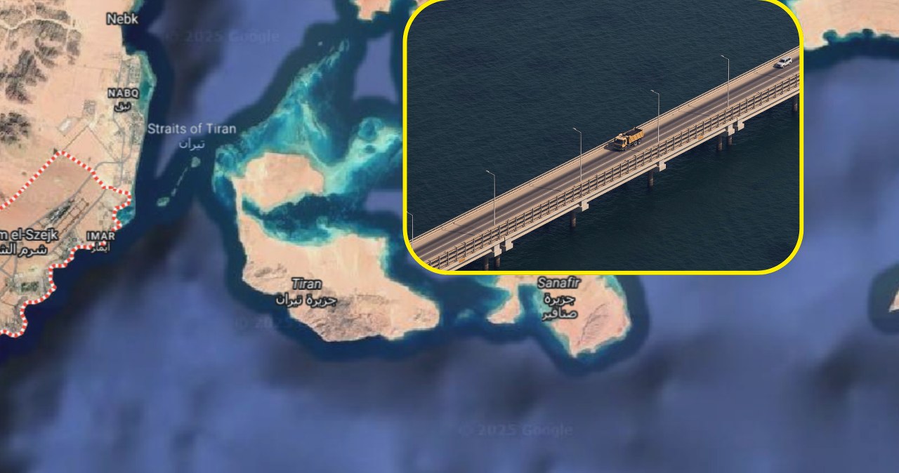 Tutaj Mojżesz rozstąpił wody. Teraz powstanie 32-kilometrowy most