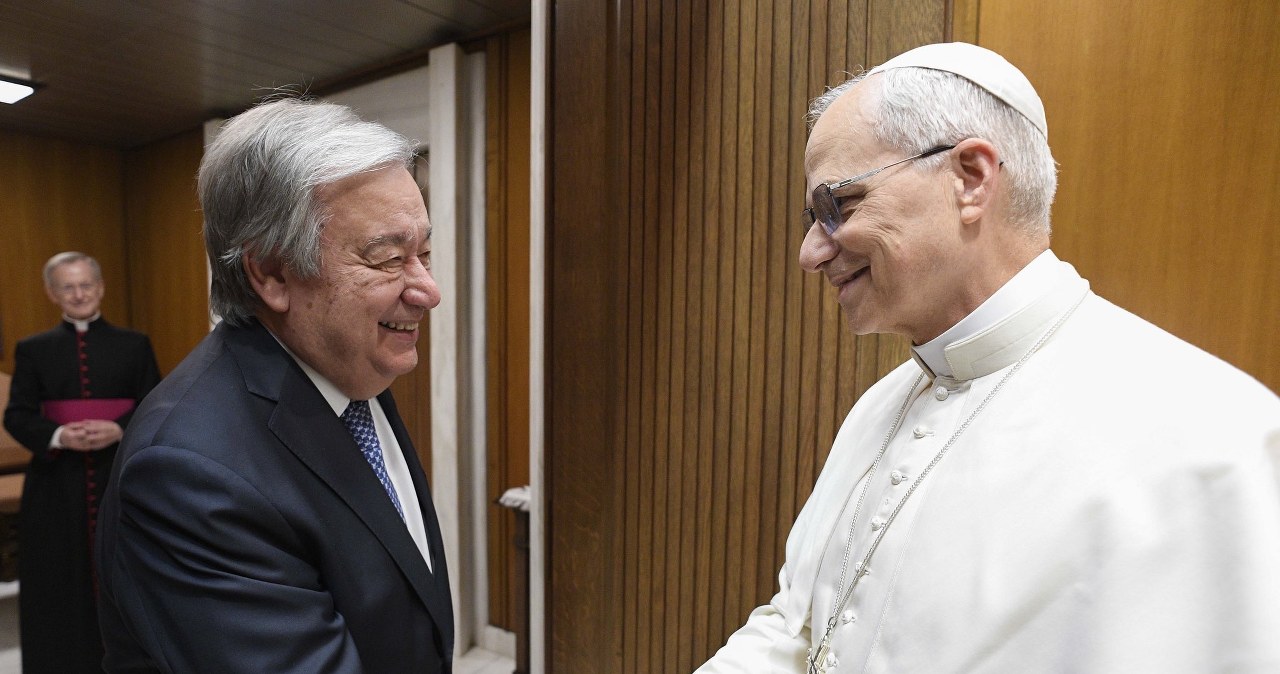 Watykańskie rozmowy o pokoju. Papież przyjął sekretarza generalnego ONZ