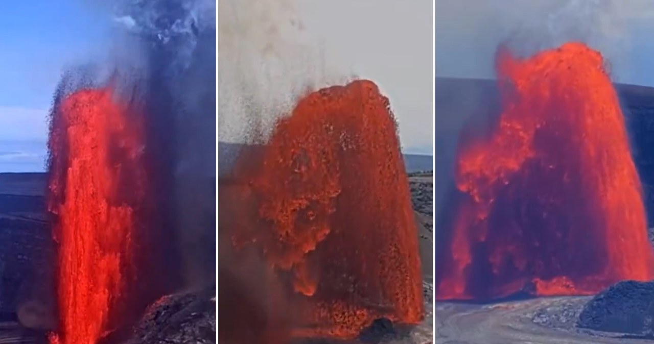 Potężny wulkan się obudził. Wsiedli w samochody i ruszyli w jego stronę