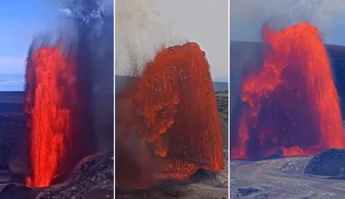 Potężny wulkan się obudził. Wsiedli w samochody i ruszyli w jego stronę