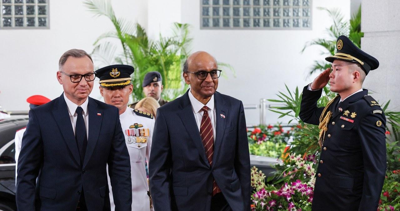 Andrzej Duda ubija interesy dla Polski w Singapurze. Rozmawiał o CPK