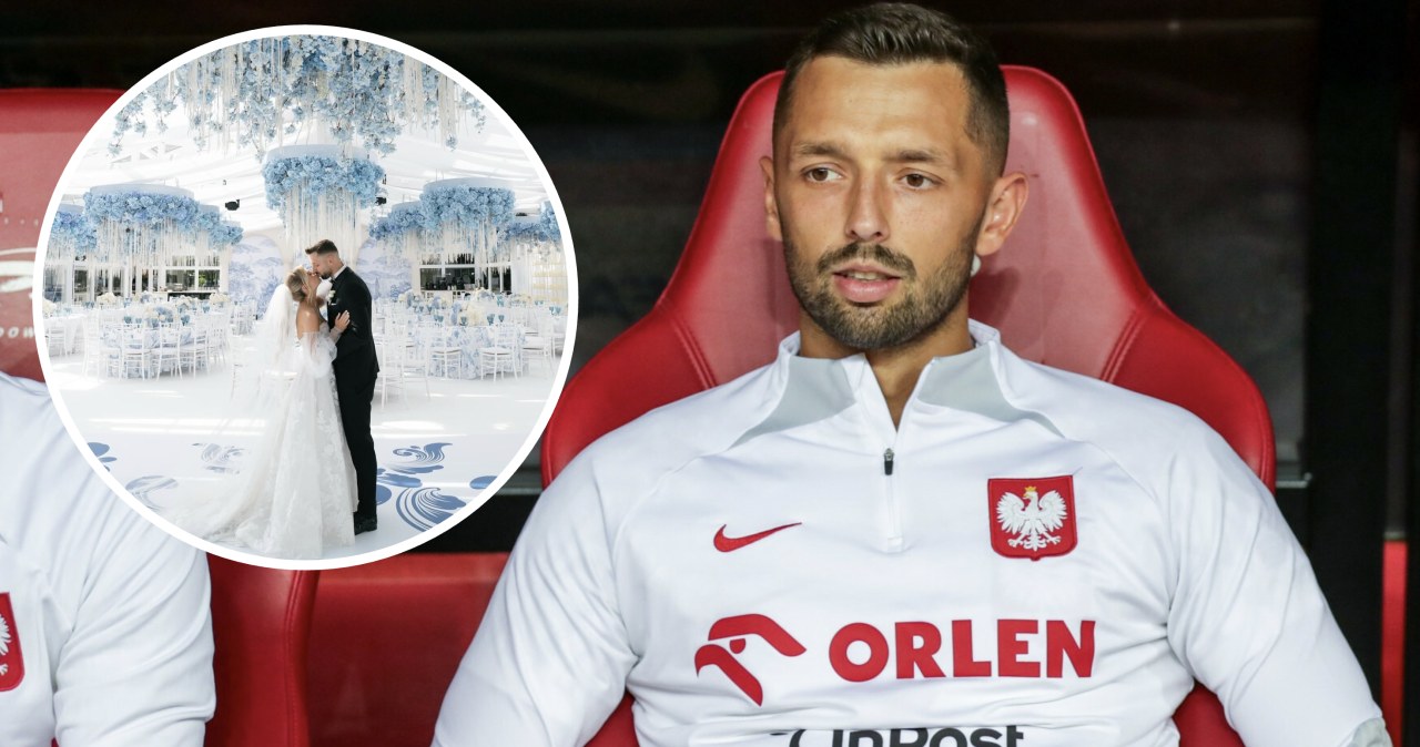 Reprezentant Polski już po ślubie. Na weselu bawili się znani piłkarze