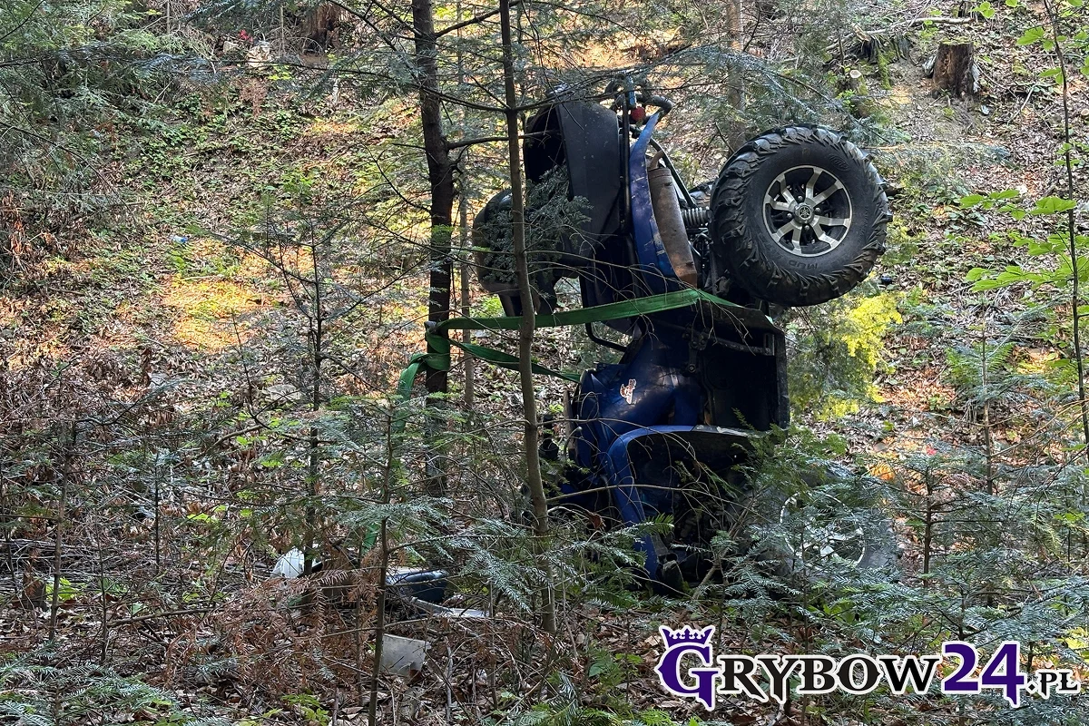 Dwie młode osoby zostały ciężko ranne w wypadku quada koło miejscowości Kąclowa w powiecie nowosądeckim (woj. małopolskie). Ze wstępnych informacji wynika, że mają poważane urazy głowy. W akcji brały udział dwa śmigłowce Lotniczego Pogotowia Ratunkowego. 