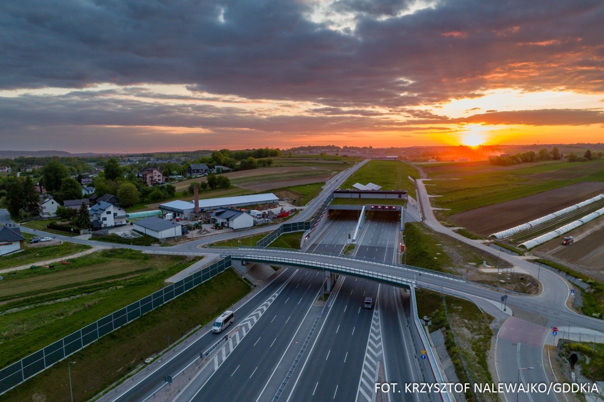 Zamknięty tunel na północnej obwodnicy Krakowa. Sprawdź objazdy