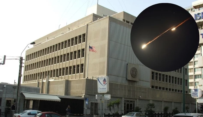 Izrael bombardowany. Ucierpiał budynek amerykańskiej ambasady