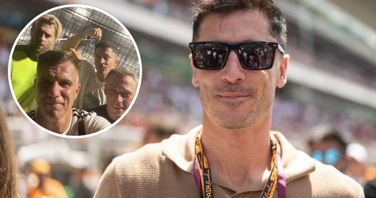 Tak Lewandowski spędzał czas przed kolejnym dniem w sądzie. "Przyłapany" ze znanym raperem