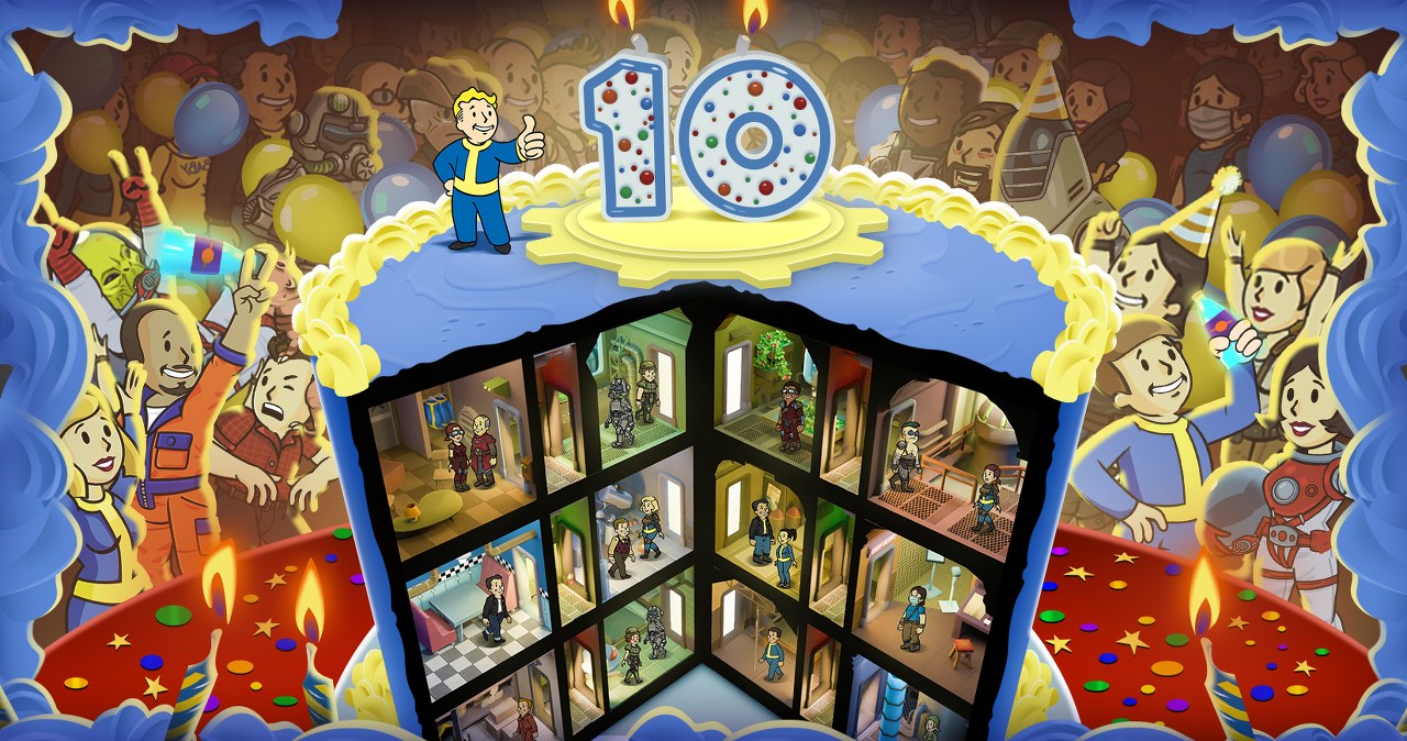 Fallout Shelter świętuje 10. urodziny. Wiemy, ile razy pobrano aplikację!