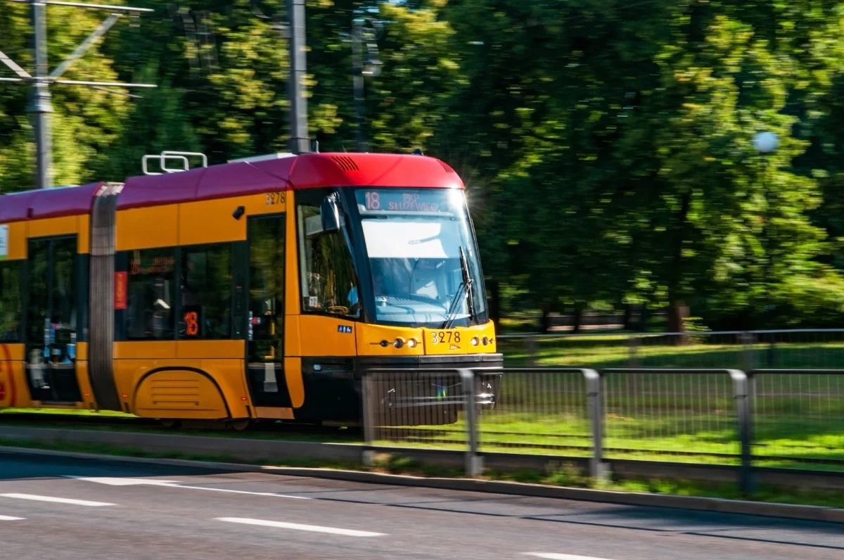 Konar spadł na tramwaj na ulicy Puławskiej w Warszawie. Na miejscu - na wysokości alei Wilanowskiej - pracują służby. Jak informuje nasz reporter Michał Dobrołowicz, nikomu na szczęście nic się nie stało.
