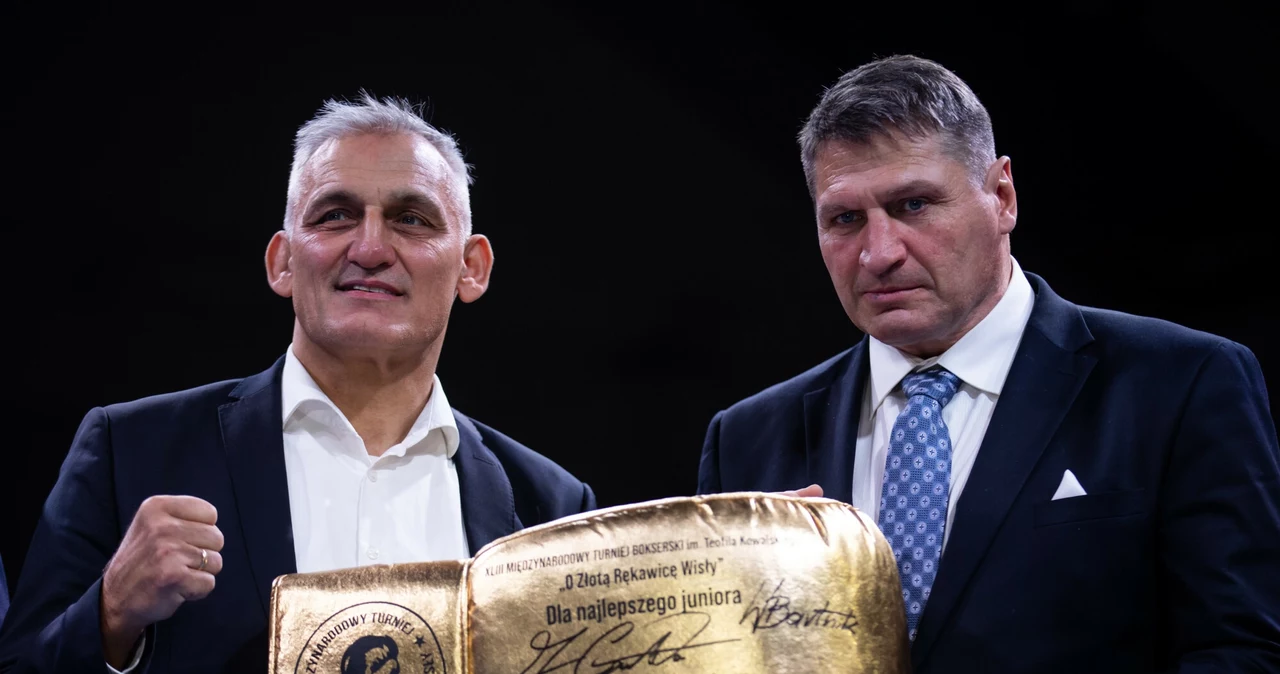 Wojciech Bartnik i Andrzej Gołota