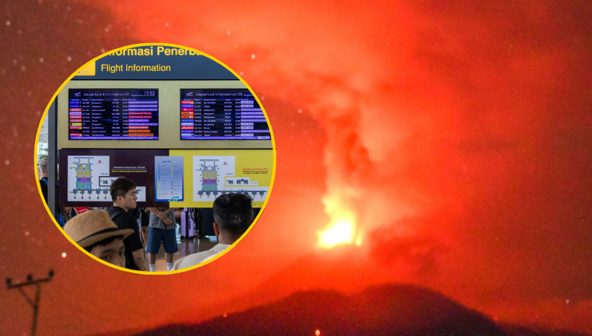 Loty na rajską wyspę odwołane. Powodem erupcja wulkanu