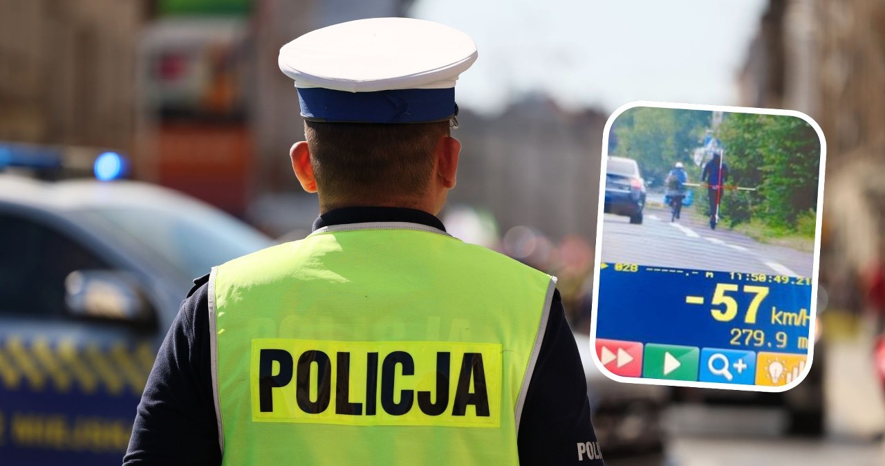Kierujący hulajnogą przesadził. Policjanci zmierzyli jego prędkość
