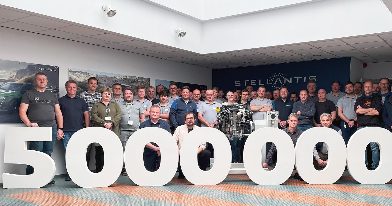 5 milionów silników z Polski. Stellantis z rekordem w Tychach