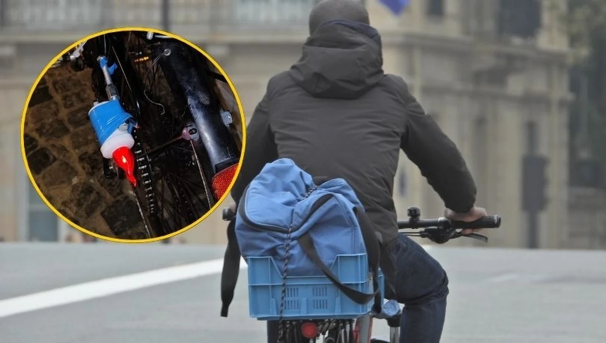 Sopoccy policjanci skontrolowali nietypowy jednoślad. W piątek poinformowali, że dostawca jedzenia poruszał się rowerem z zamontowanym silnikiem spalinowym. Za jedno ze świateł służył mu zaś… elektroniczny znicz.