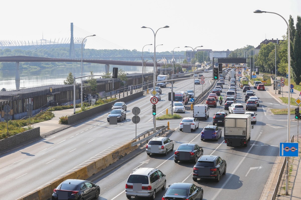 Utrudnienia na Wisłostradzie w najbliższy weekend