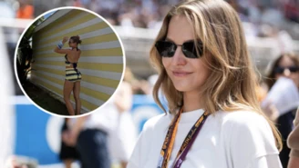 Anna Lewandowska w modnej stylizacji na lato. To projekt znanej marki