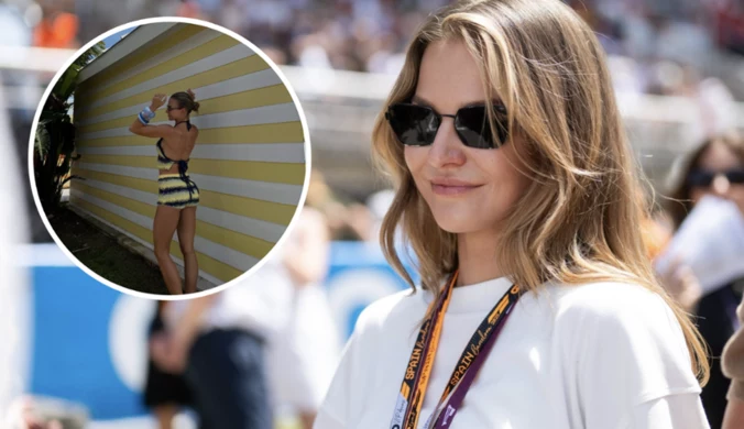Anna Lewandowska w modnej stylizacji na lato. To projekt znanej marki