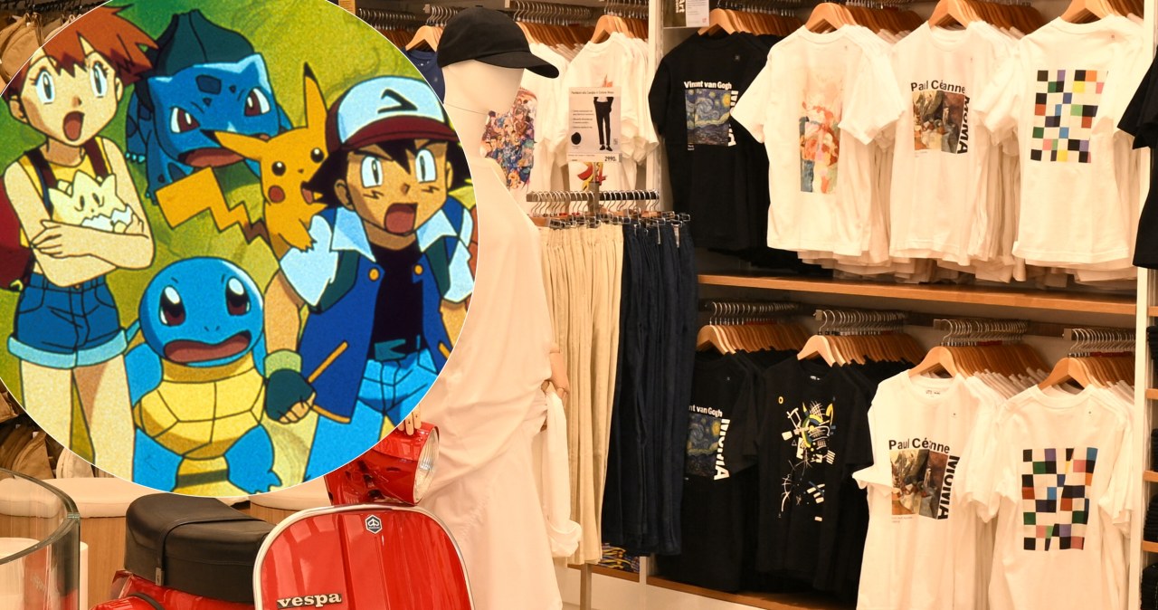 Odzieżowa marka Uniqlo ponownie łączy siły z Pokemonami