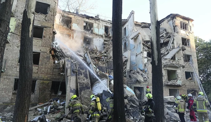 Atak Rosji na Kijów. Ogromne zniszczenia, są ofiary śmiertelne
