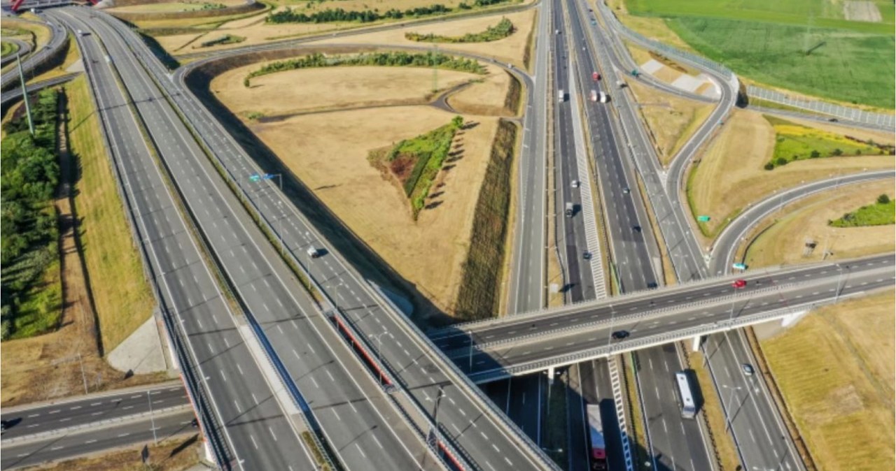 Autostradowy węzeł spaghetti. Europejski rekordzista znajduje się w Polsce