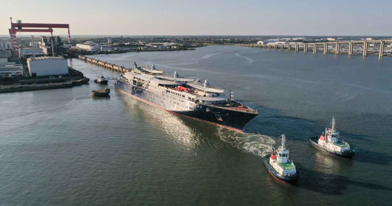 To największy żaglowiec pasażerski w historii. Orient Express Corinthian zwodowany