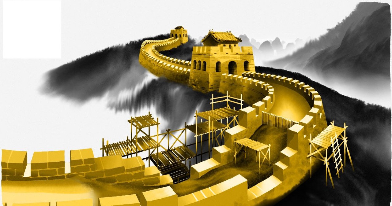 Czas wziąć się do pracy. Wielki Mur Chiński nie zbuduje się sam!