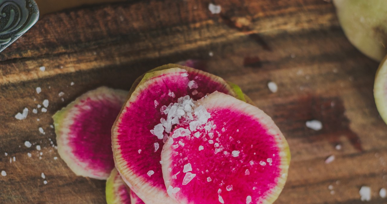 Przypomina plaster soczystego arbuza. Działa kojąco na jelita