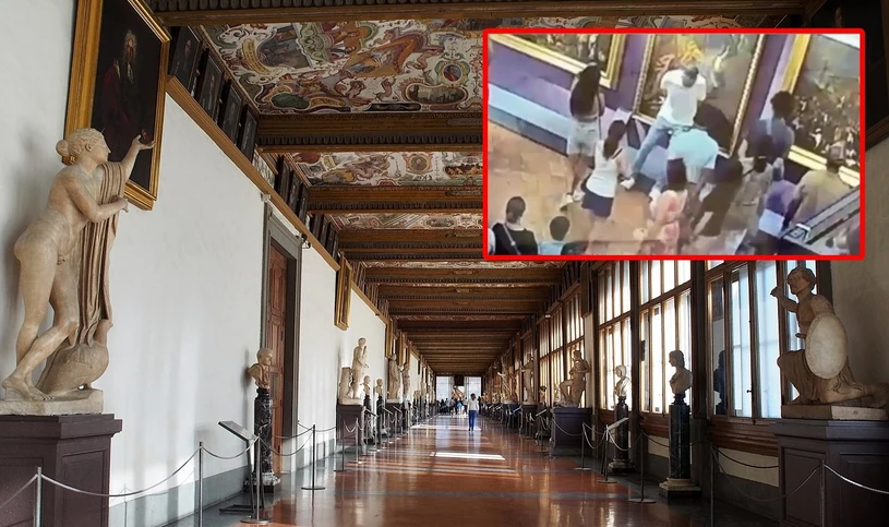 Kolejne zniszczenie we włoskim muzeum. Turysta oparł się o obraz
