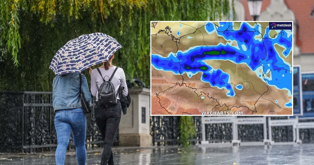 Mokro, wietrznie i nieprzyjemnie. Synoptycy ostrzegają