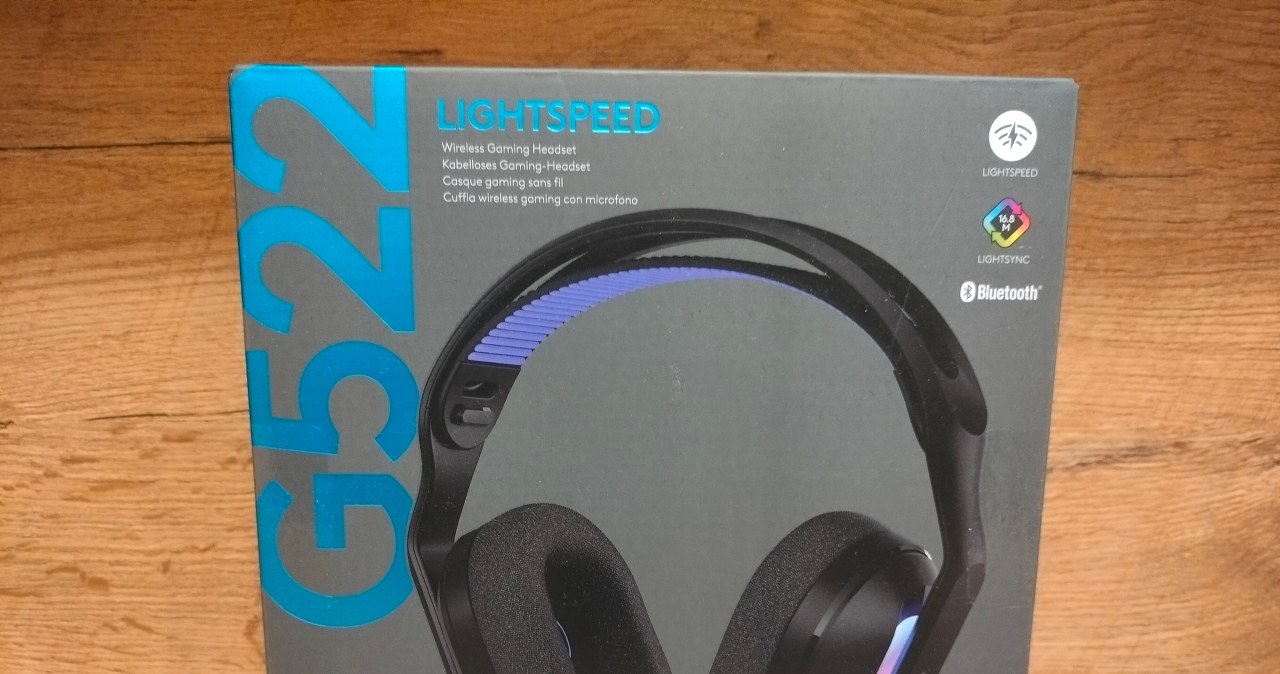 Logitech G522 Lightspeed – słuchawki, które łączą komfort z technologią