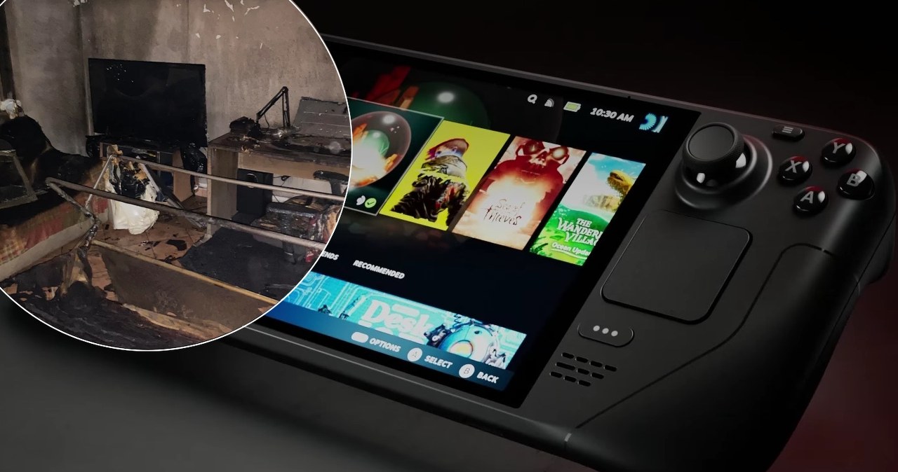 Steam Deck przetrwał pożar. Konsola Valve sprzętem nie do zdarcia?