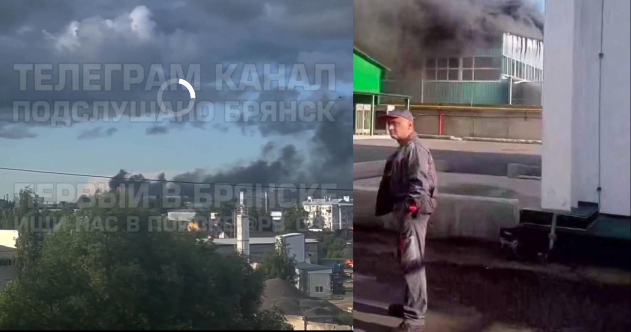 Bóbr, Bakłan i Obrij poleciały na Rosję. Ogień widać z daleka