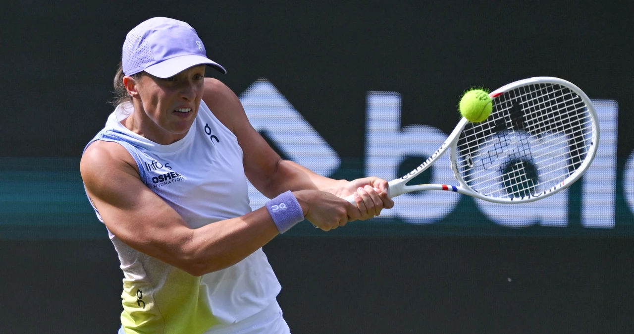 Iga Świątek podczas turnieju WTA w Bad Homburg