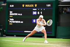 Tenis: Turniej Wimbledon - mecz 1. rundy gry pojedynczej