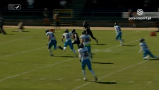 Panthers Wrocław z trzecim zwycięstwem w EFL. Skrót meczu [WIDEO]