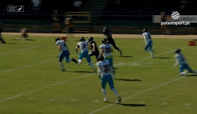 Panthers Wrocław z trzecim zwycięstwem w EFL. Skrót meczu [WIDEO]