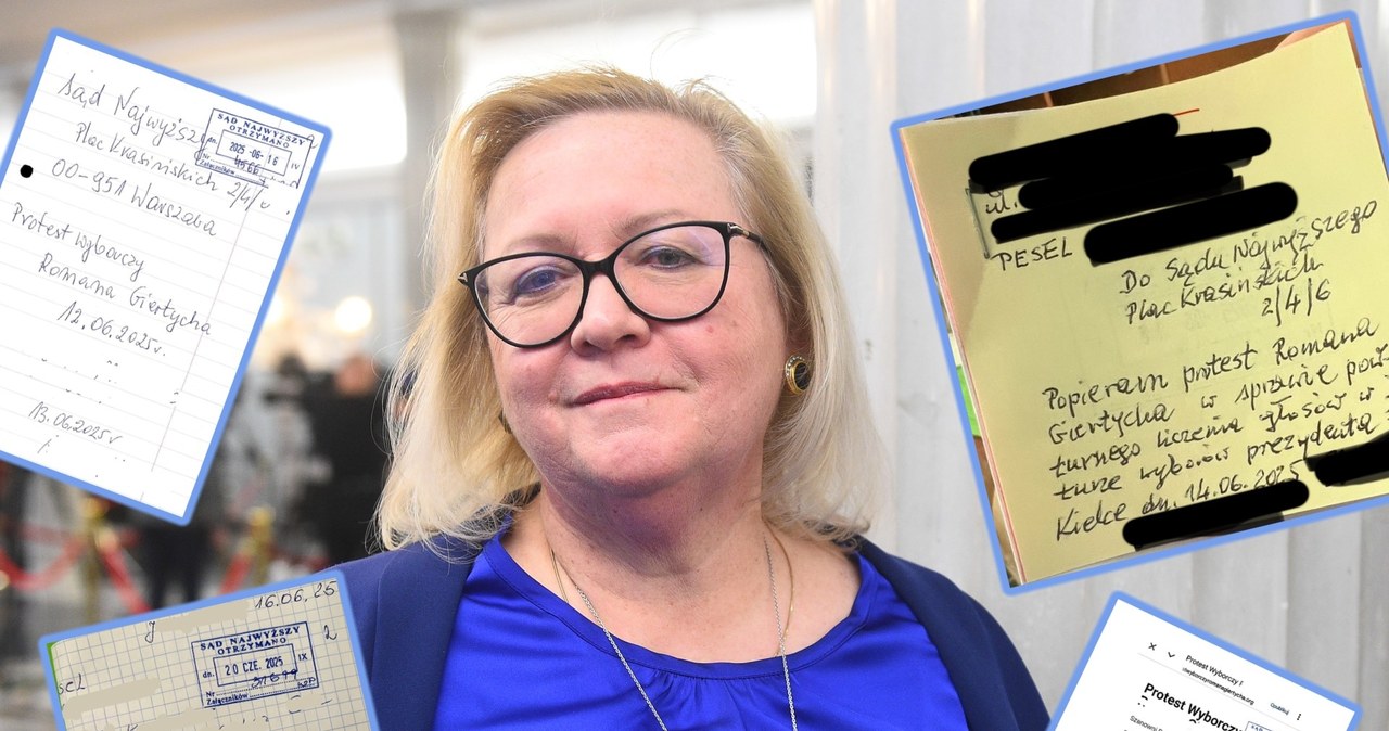 "Krótkie, niekiedy na skrawkach papieru". Sąd Najwyższy pokazał zdjęcia