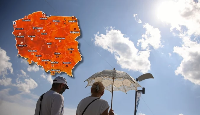Szczyt fali upałów coraz bliżej. Potem nastąpi gwałtowna zmiana