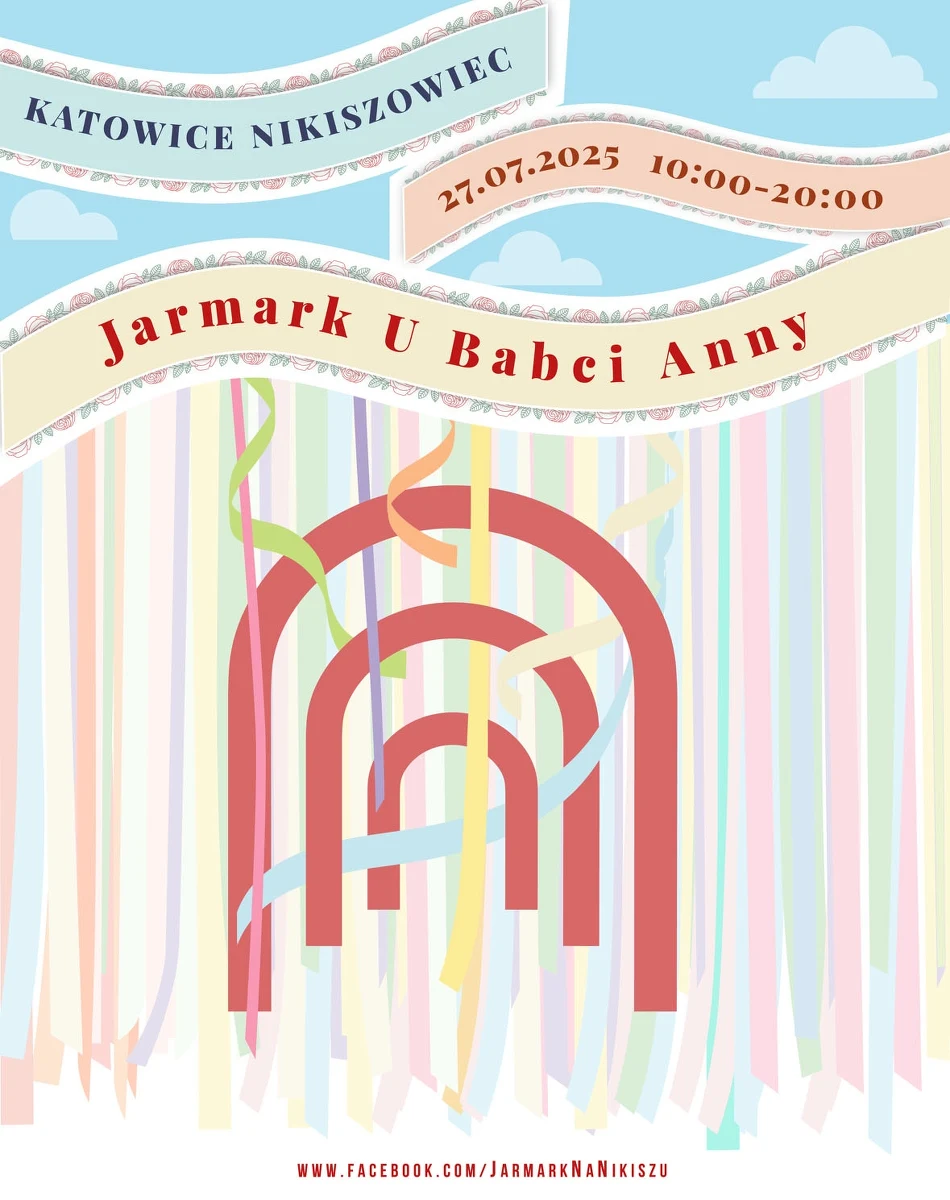 Stowarzyszenie Fabryka Inicjatyw Lokalnych wraz z mieszkańcami Nikiszowca oraz Miastem Katowice - Miastem Gospodarzem zapraszają na kolejną edycję Jarmarku U Babci Anny w Nikiszowcu. Wydarzenie odbędzie się w niedzielę 27 lipca w godz. 10.00 - 20.00 na katowickim osiedlu Nikiszowiec.