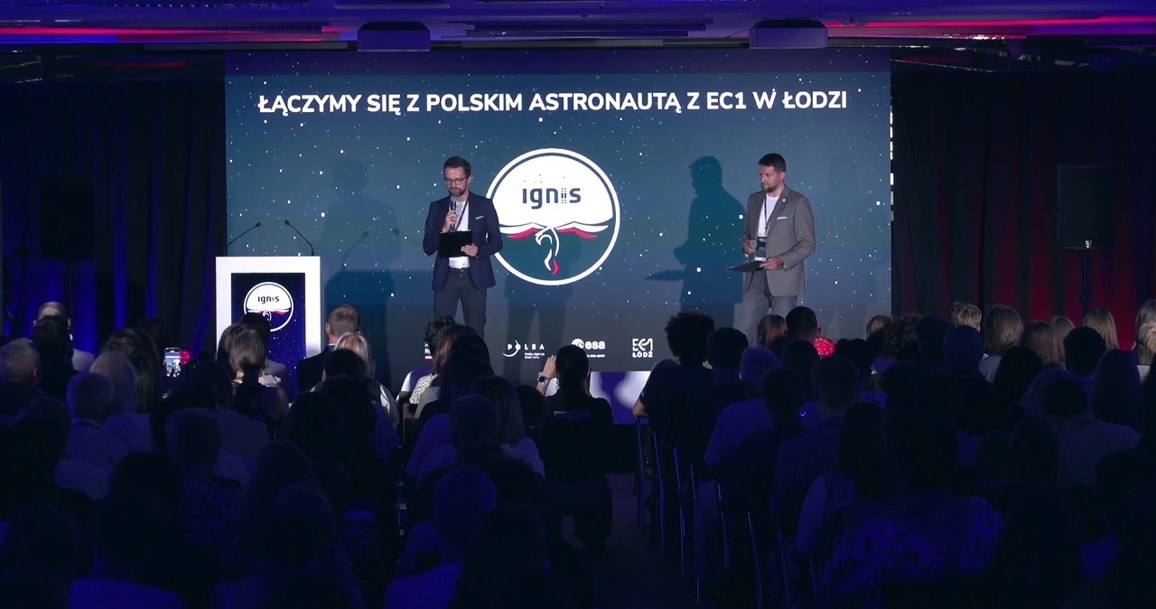 Spotkanie na żywo z polskim astronautą. Kilkaset osób w Łodzi i transmisja LIVE