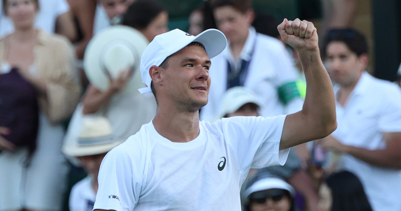 Historyczny sukces Majchrzaka na Wimbledonie. Polak zdeklasował Amerykanina
