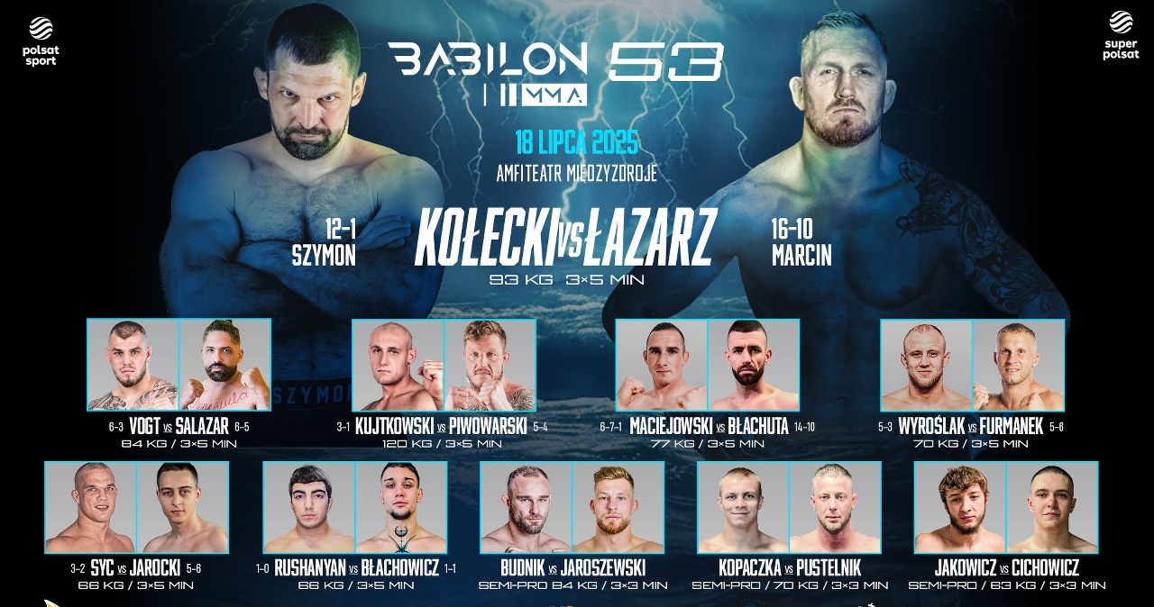 Marcin Łazarz pewny wygranej nad Kołeckim na Babilon MMA 53