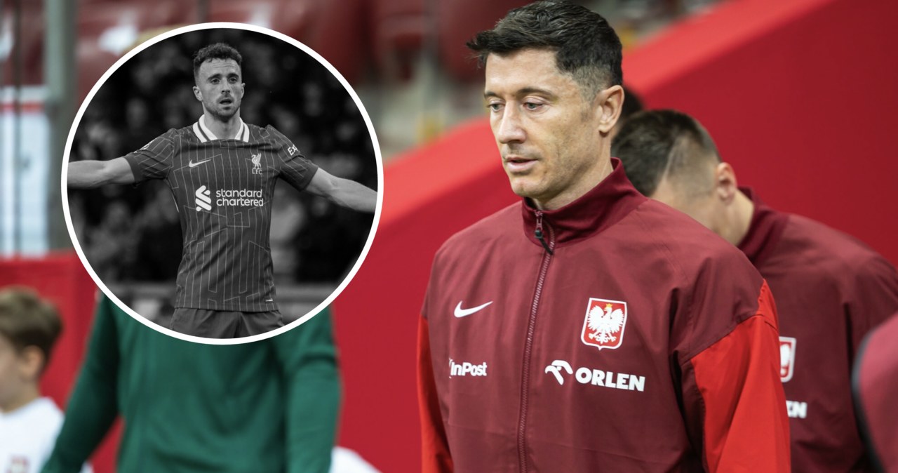 Świat futbolu w żałobie. Robert Lewandowski żegna Diogo Jotę