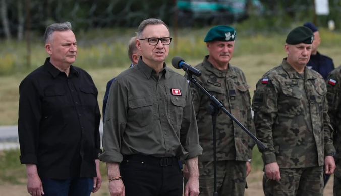Duda pojechał na granicę z Białorusią. "Chcę was przeprosić"