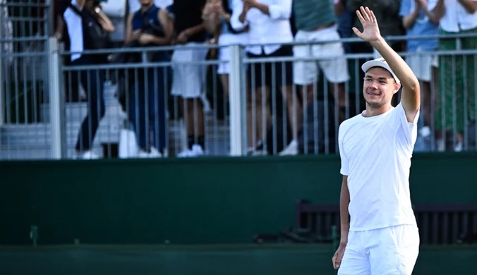 To z nim Majchrzak zagra o ćwierćfinał Wimbledonu. Pięć setów walki