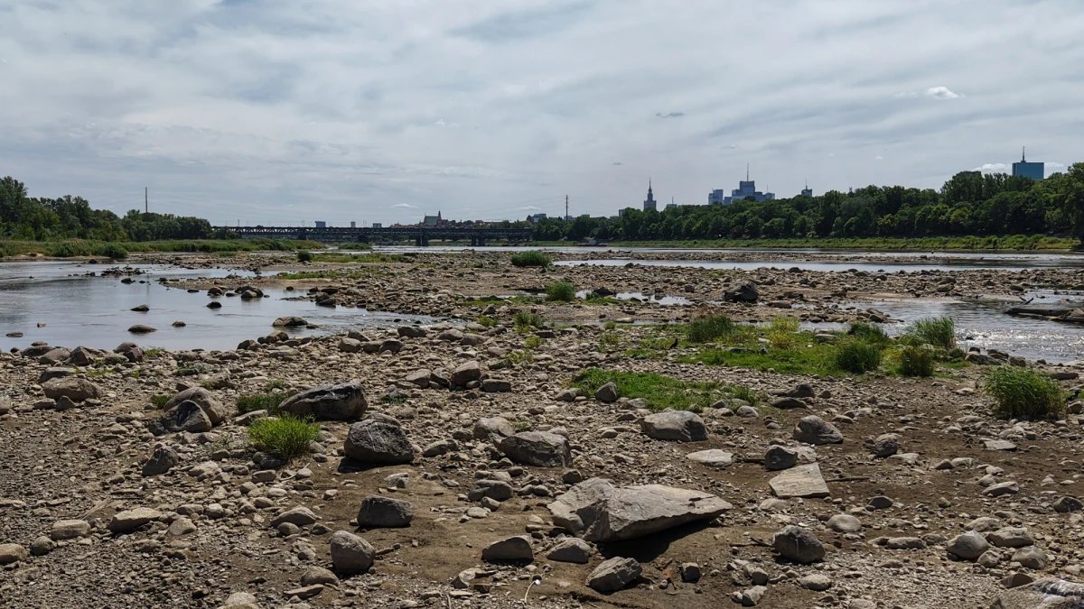 15 cm - tyle wynosi w sobotę poziom wody w Wiśle na stacji Warszawa-Bulwary. To najniższy zanotowany poziom w tym miejscu od początku pomiarów. Kolejny rekord padł też na narewskiej stacji Nowogród. W całej Polsce w 25 punktach odnotowano poziom wody poniżej minimum okresowego. "Sytuacja o tej porze roku nigdy nie wyglądała tak źle od początku pomiarów hydrologicznych" - alarmuje hydrolog Grzegorz Walijewski z Instytutu Meteorologii i Gospodarki Wodnej.