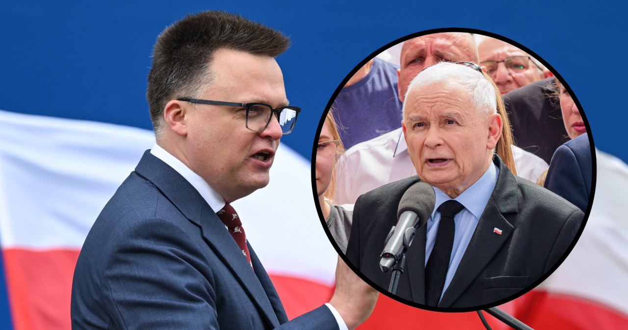 Kaczyński dostał pytanie o spotkanie z Hołownią. Enigmatyczna odpowiedź